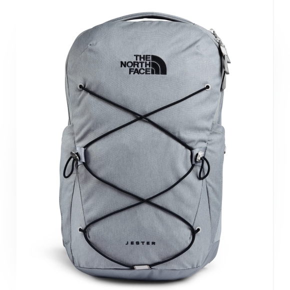 THE NORTH FACE Jester Commuter School Laptop Backpack Grey Black - Picture 1 of 9